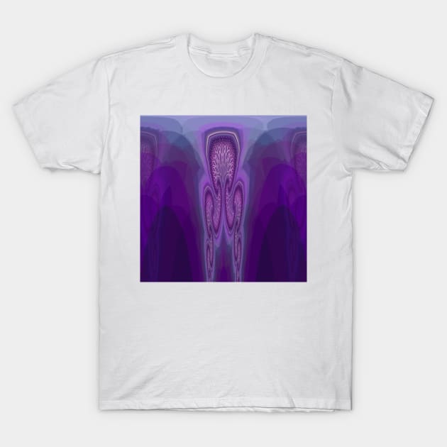 pinky purple up and over design T-Shirt by mister-john